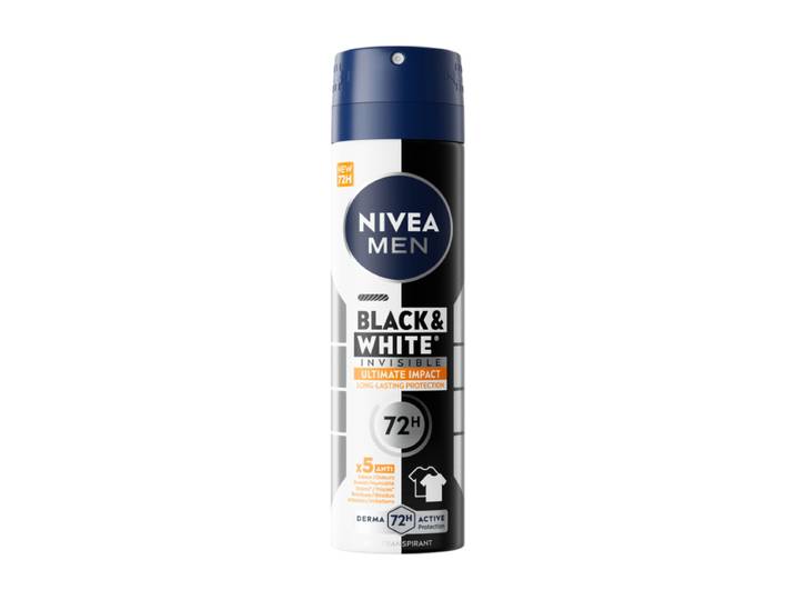 Nivea Men Deospray black &amp; white invisible ultimate impact 150 ml