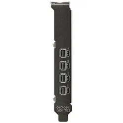 PNY Quadro T1000 (4 GB, GDDR6), Grafikkarte, Schwarz