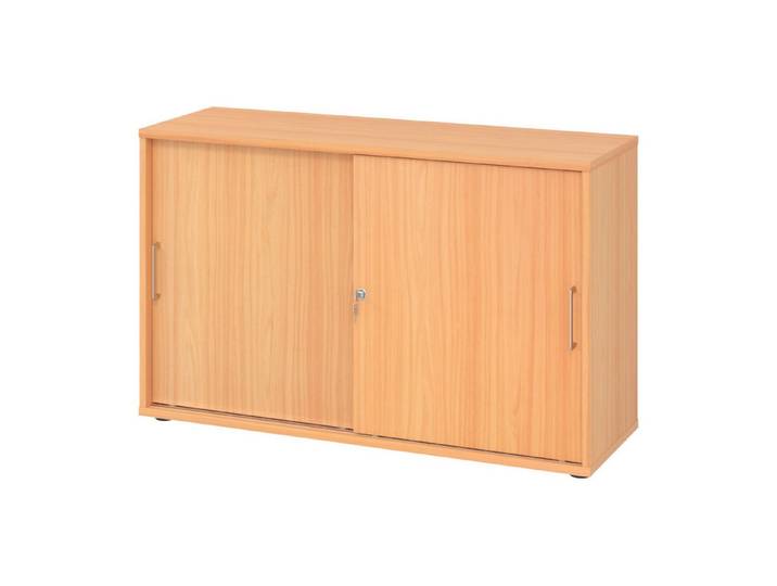bümö Aktenschrank office Schiebetürenschrank Dekor: Buche - Griffe: Bügelgriff (Metall)