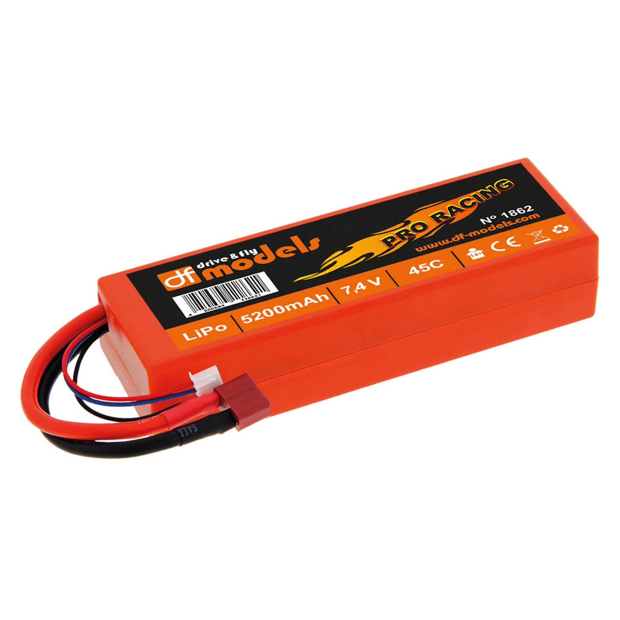 DF-Models LiPo Pack 2S (5200 mAh, 7.40 V) (1862)