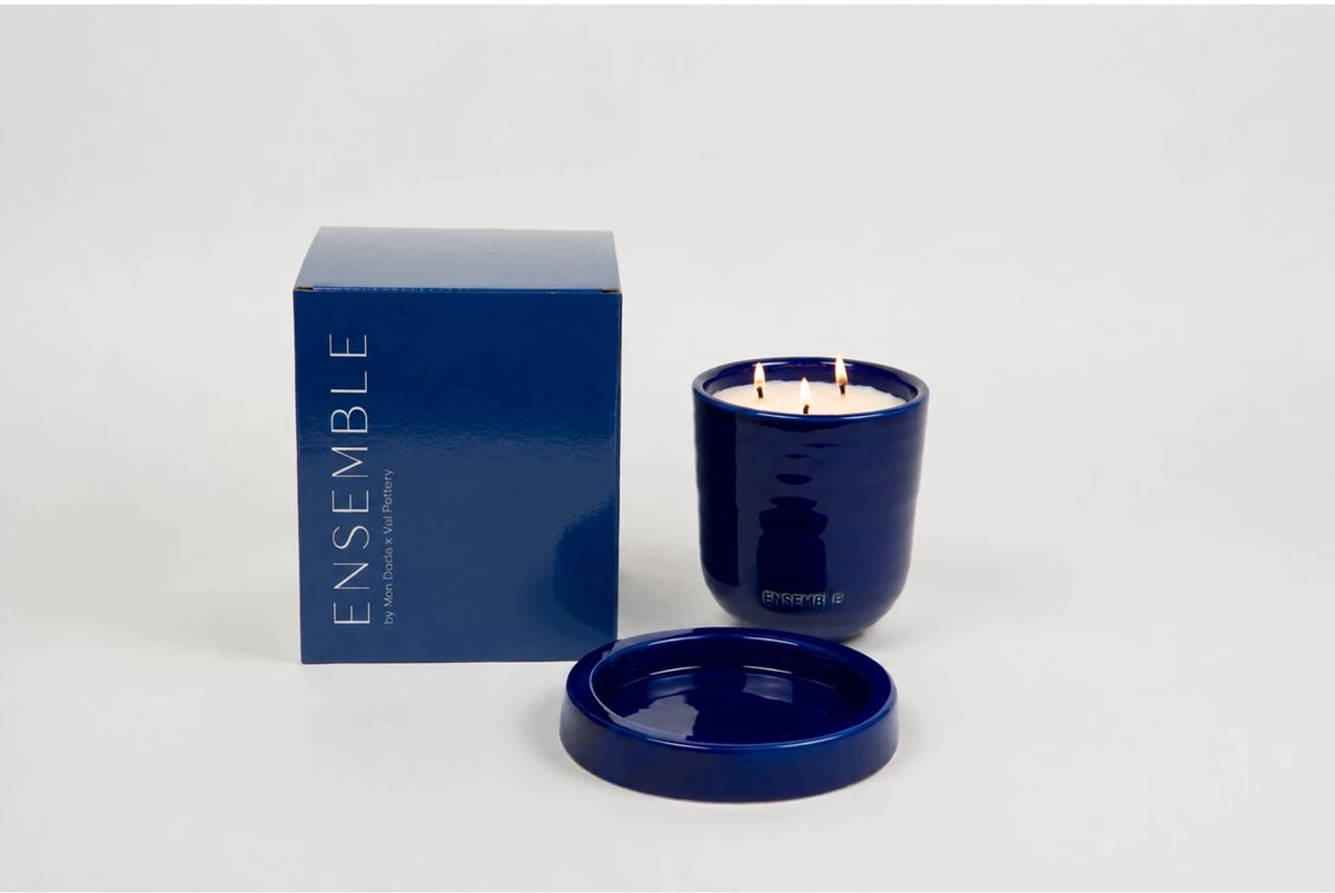 Mon Dada x Val Pottery Ensemble indoor refill set electric blue