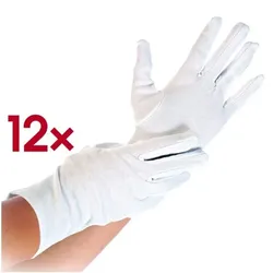 HYGO STAR 12 Paar Arbeitshandschuhe »Blanc« Größe 7