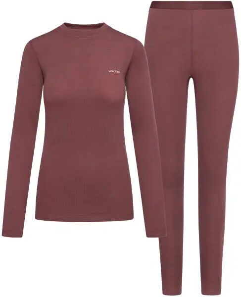 Viking Mariboo Base Layer Donna Set (XS - Pink) taglia XS