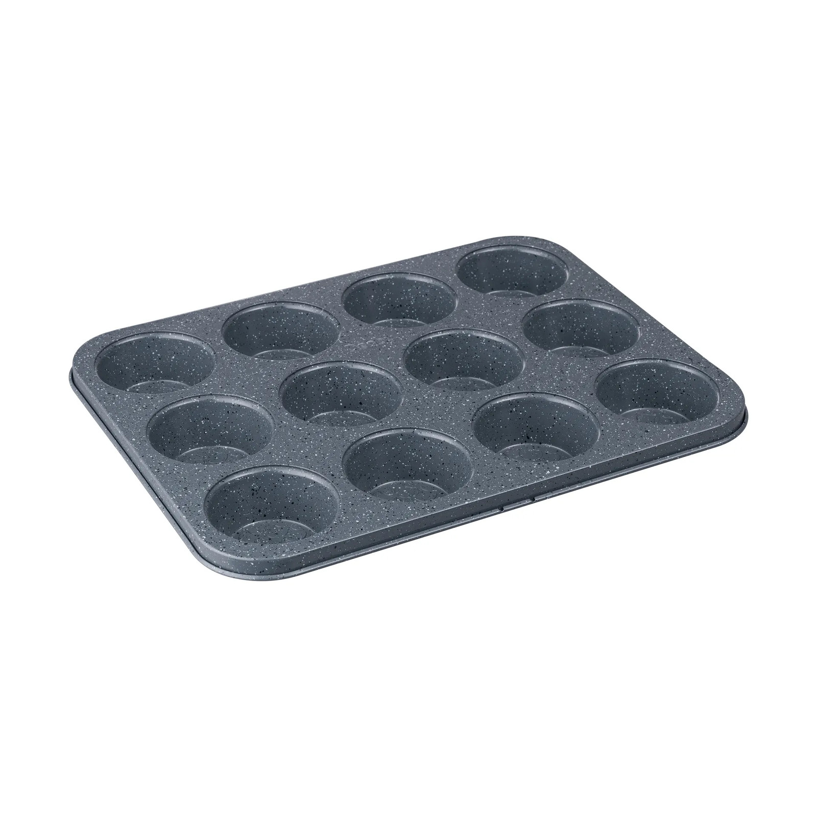 Denby Quantanium muffinvorm Grijs, 12 stuks
