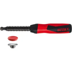 Bessey 2‐Komponenten‐Kunststoffgriff inkl. wechselbarer Druckplatte aus Qualitätsstahl mit Schutzkap - 3101187