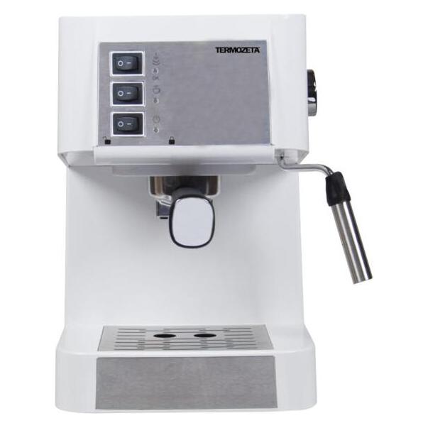 Termozeta TZ Espresso Macchina Caffè Manuale Espresso 1.5L Argento/Bianco (74755)