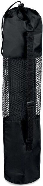 Tapis de yoga personnalisable avec pochette YOGI noir
