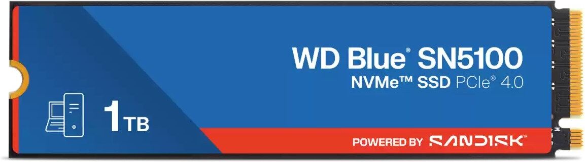 Western Digital WD Blue SN5100 M.2 2280 PCIe 4.0 NVMe SSD 1TB
