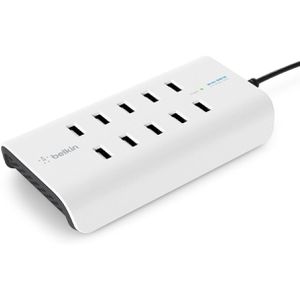 Belkin Ladestation Rockstar 10-Port, für 10 Geräte, universal, kabelgebunden, 120W