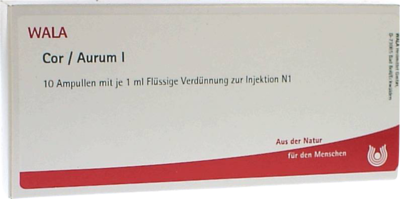 WALA Heilmittel GmbH COR/AURUM I Ampullen 10X1 ml 01223564