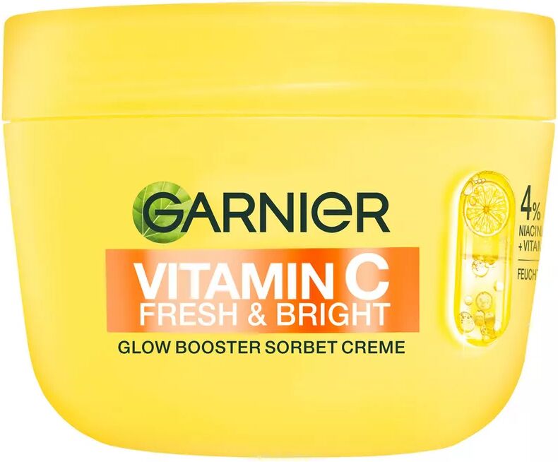 Garnier - Vitamin C Fresh & Bright Glow Booster Sorbet Creme, 85 ml