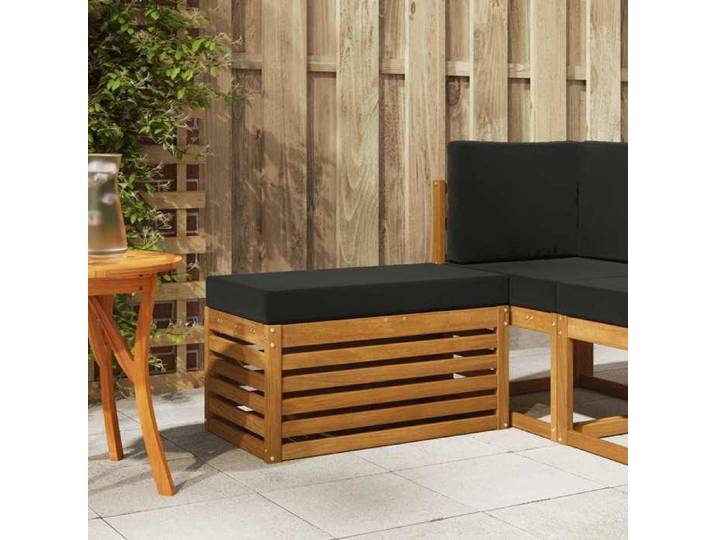 Banc de Jardin Bois d'Acacia Massif Naturel Canapé de balcon extérieur canapé de jardin moderne 900686