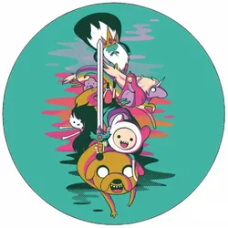 Essbares Papier „Jake und Finn – Freunde“, 19,5 cm