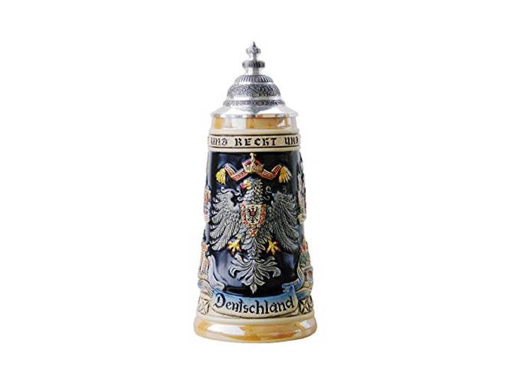 Zöller & Born Bierkrug Zinn Deutschland Adler Seidel 0,5 Liter Bierseidel