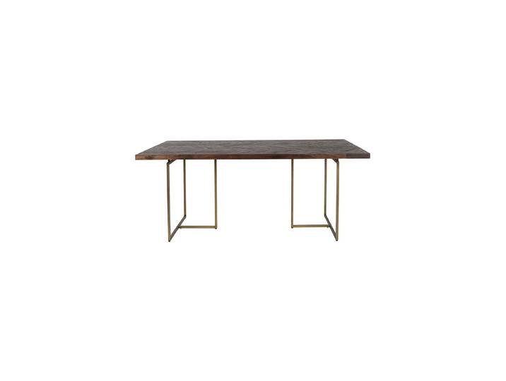 Design Esstisch „Class“ 220 x 90 cm, verschiedene Grössen Dunkelbraun, Gold Dutchbone