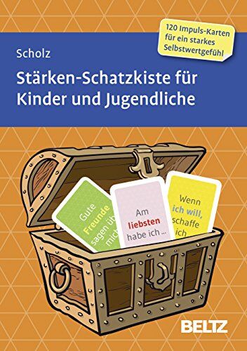 Falk Scholz - Stärken-Schatzkiste für Kinder und Jugendliche: 120 Karten mit 16-seitigem Booklet in stabiler Box, Kartenformat 15,2 x 10,7 cm - Preis vom 30.09.2026 09:01:18 h