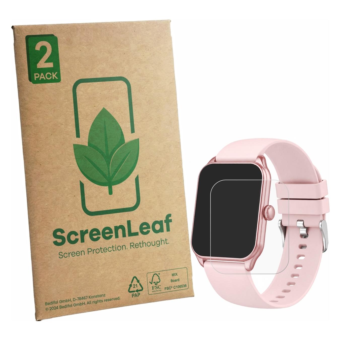 ScreenLeaf Schutzfolie für IKT JX637 Displayschutz Display Schutz Folie Klar Transparent (6165136)