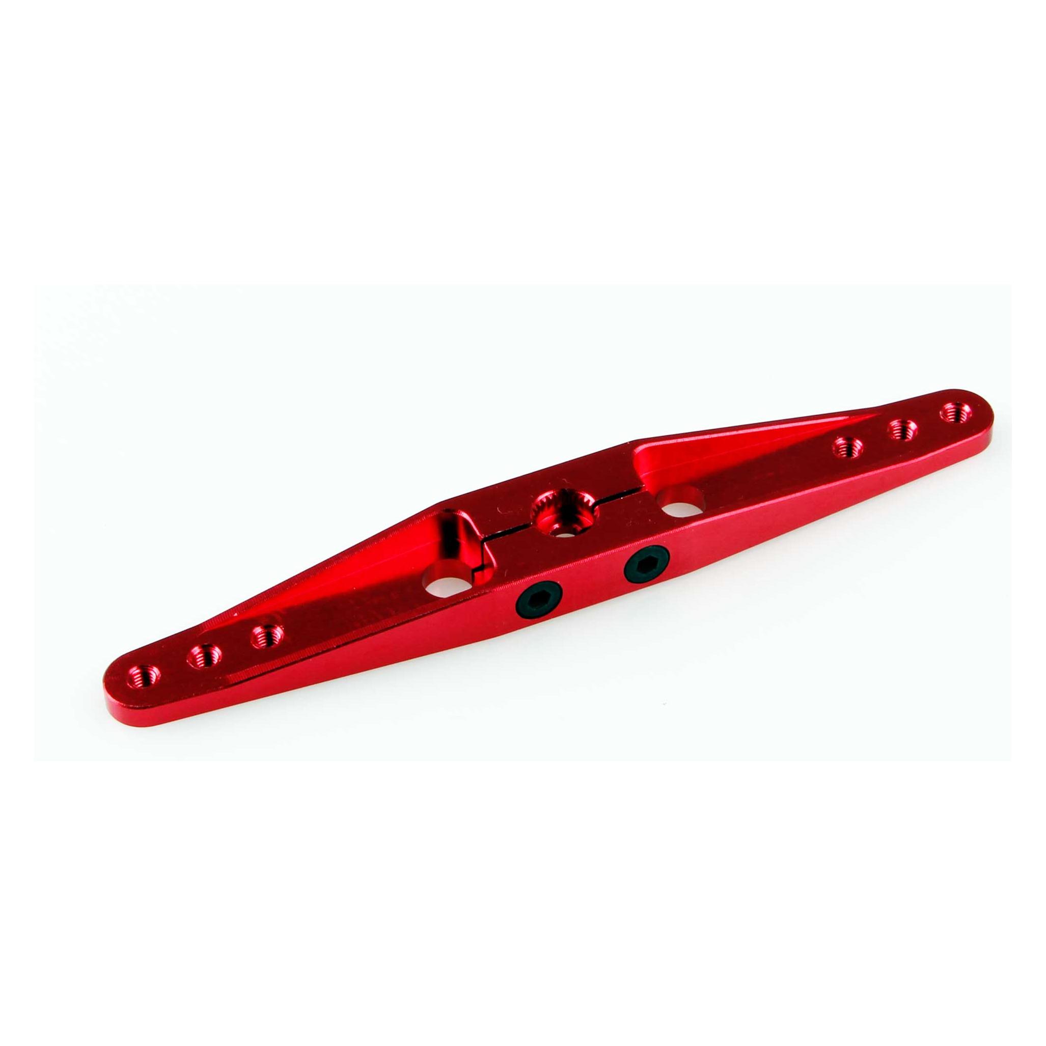 Kuza Servohebel 2-Arm Futaba 25T 84/72/60mm 3.25" M2,5mm Heavy Duty V2 Aluminium (KAG2D72F)