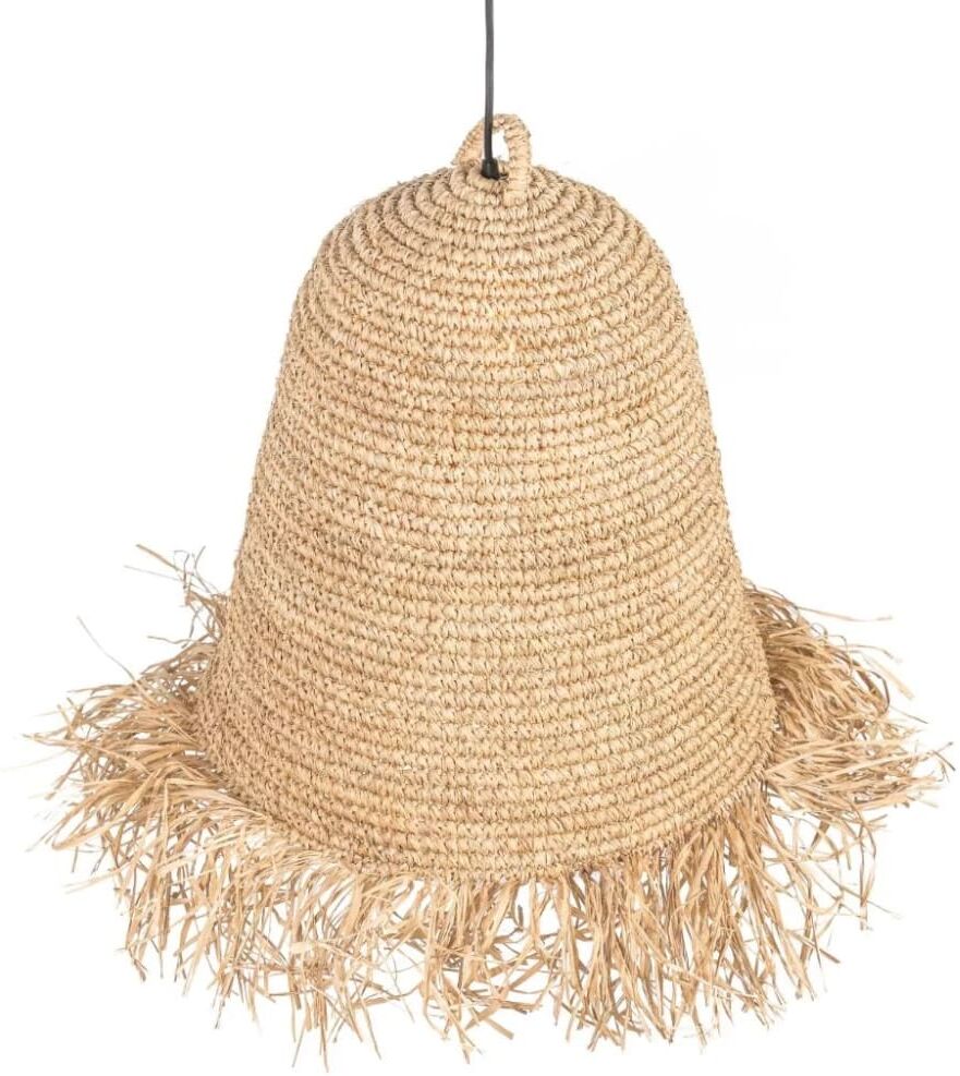 HYDILE Suspension en raphia Beige 40x60x40cm