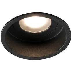 Faro Deckeneinbauleuchte HYDE R GU10, IP44, rund, schwarz matt FAR-40115
