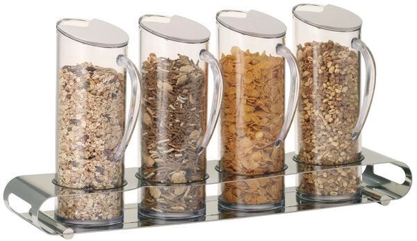 Frilich Quattro Contenitori per Muesli 1,5 l Unison