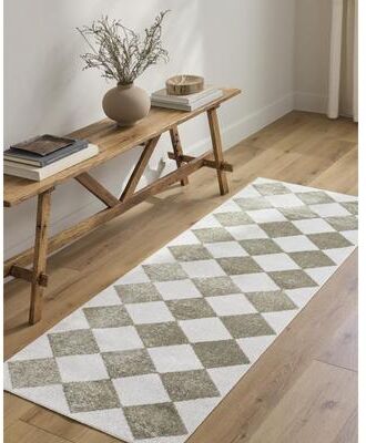Livabliss Lillian Modern & Contemporary Checkered Indoor/Outdoor Area Rug