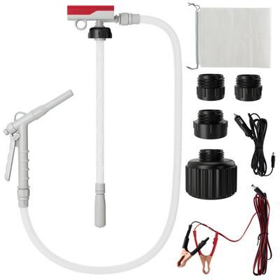 Costway Fuel Transfer Pump with Nozzle for Flow Control and Stop