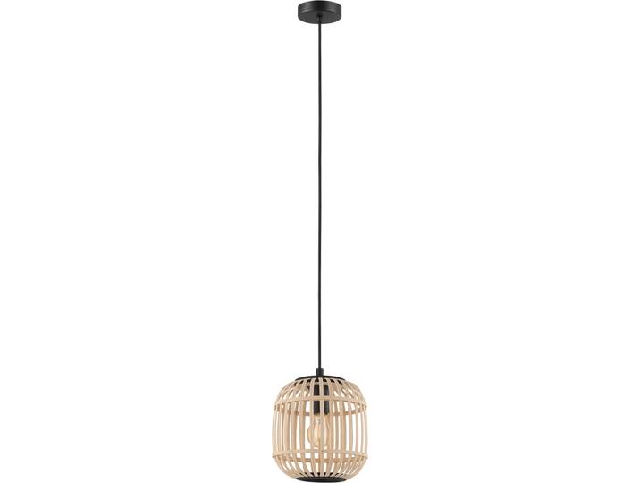 Eglo Suspension Bordesley noir-nature Ø 21 cm E27\, max. 60 W
