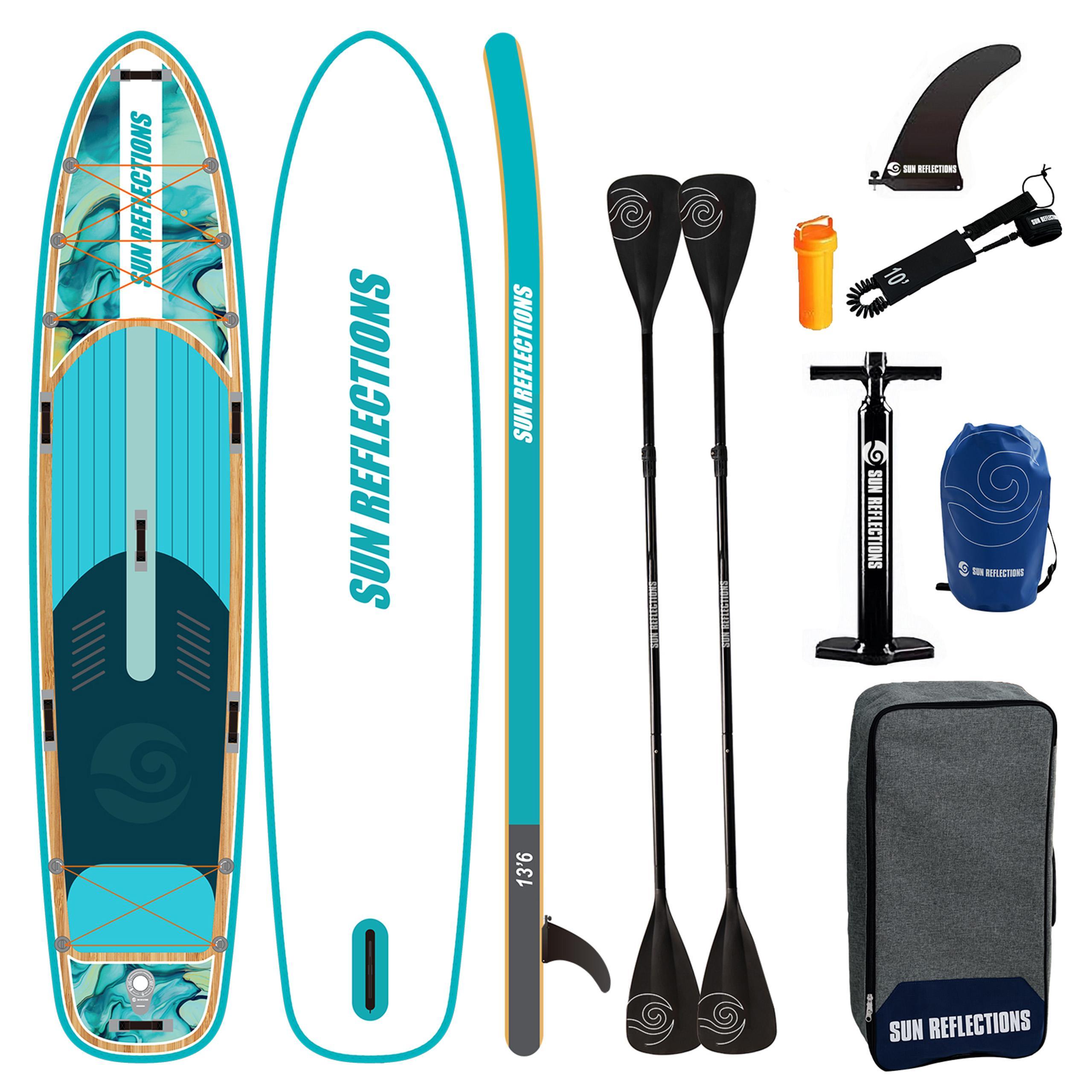 Paddle-Board SUN REFLECTIONS FAMILY 13'6'' MINICOMBO OZEAN-FATA MORGANA Größe: Einheitsgröße
