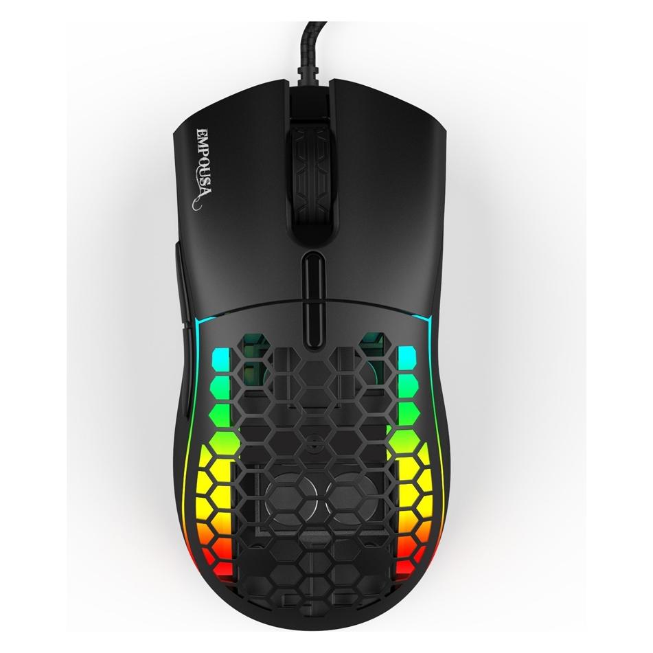 Inca RGB 6 Led 10000 DPI 7D Macro Keys with Double Cap Prof. gaming mouse (Kabelgebunden) (IMG-GT20)