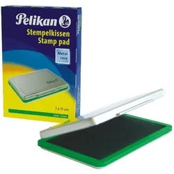 Pelikan Stempelkissen Gr.2 Metallgehäuse grün Packung mit 5 Stück