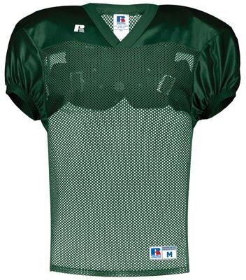 Russell Athletic S096BM Stock Practice Jersey T-Shirt in Dark Green size XL   Polyester