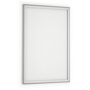 Durable Klapprahmen 504623 Outdoor, 25 mm Profil, DIN A2, silber, Aluminium, selbstklebend, wetterfest