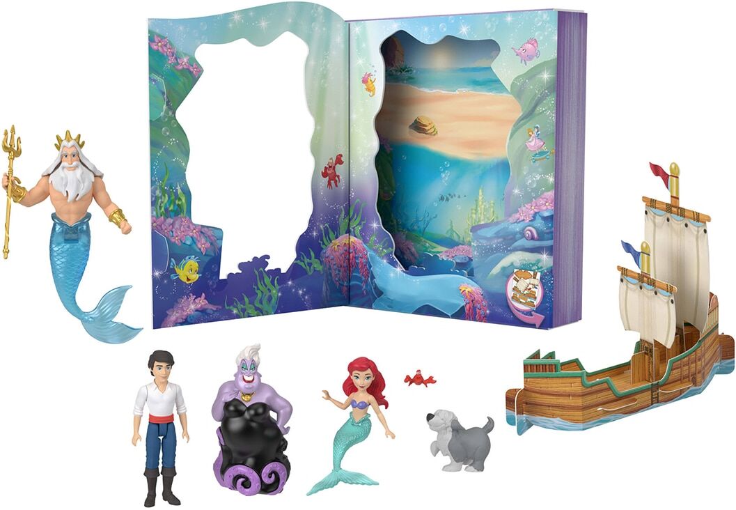 Mattel Set Ariel Classic Storybook Disney Princesas .