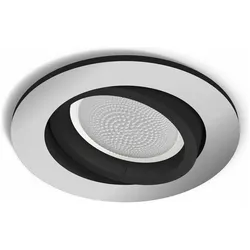 Philips Hue, Einbauleuchte, Centura White & Color Ambiance (GU10, Aluminium, Kunststoff, Synthetics)