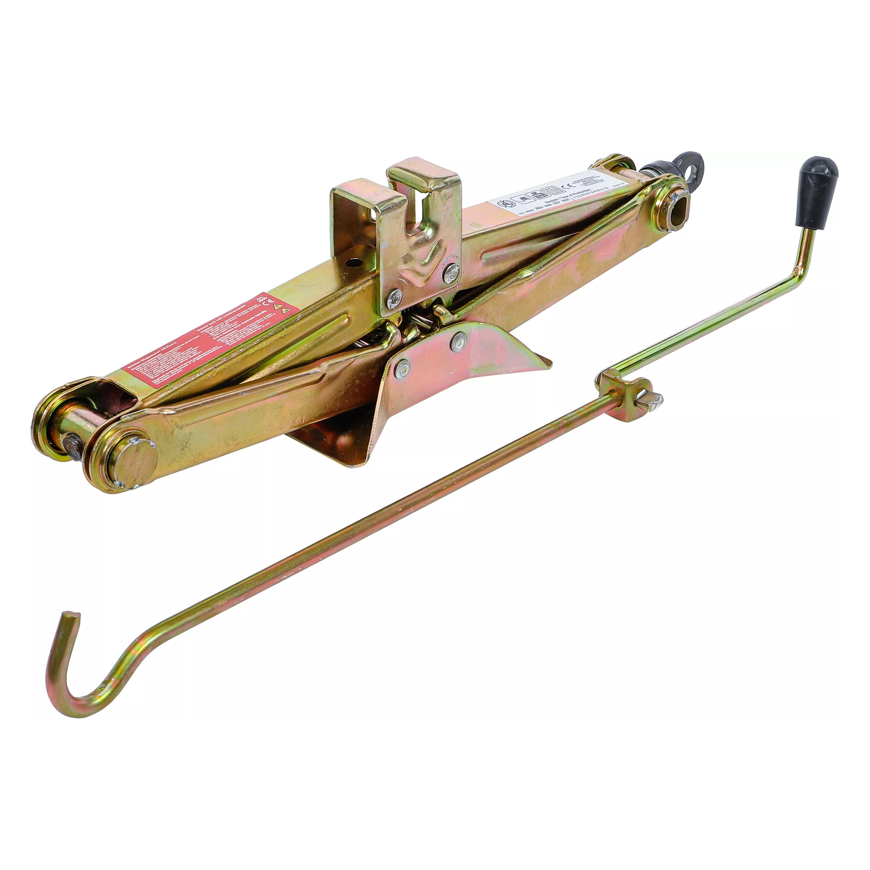 BGS Scheren-Wagenheber mit Kurbel (1000 kg, 10.50 - 38.50 cm) (9909)