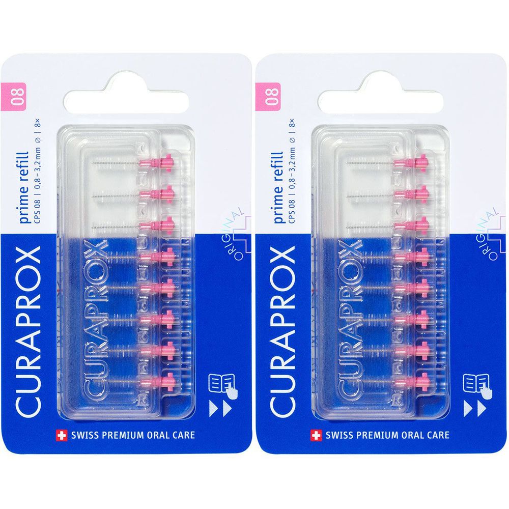 Curaprox CPS 08 PRI Refill x2 2x8 St Zahnbürste