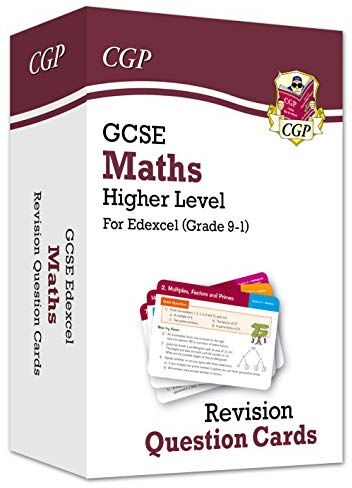 CGP Books - New Grade 9-1 GCSE Maths Edexcel Revision Question Cards - H - Preis vom 09.10.2026 07:28:09 h