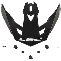 LS2 Ersatzschild für OF606 Drifter Helm - matt-schwarz