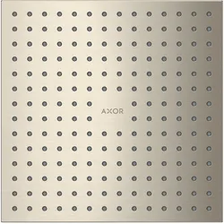 hansgrohe AXOR ShowerSolutions Kopfbrause 250/250 2-jet, Decke-Aufputz, 35313820, Farbe: Brushed Nickel