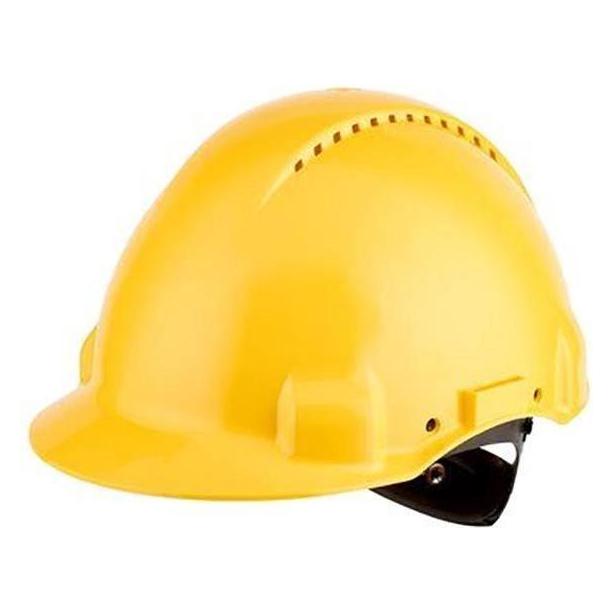 3M Schutzhelm G3000 belüftet, mit Uvicator Sensor, Pinlock, Schweissband, gelb (G3000CUVGU)