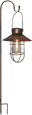 Inspire Curations Retro Solar Tungsten Lantern Waterproof Vintage Metal Hanging Light solar Lantern Set A