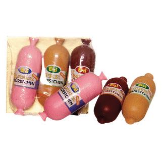 Erzi 15045 Sausages Toy for Spreading, Multicoloured (15045)