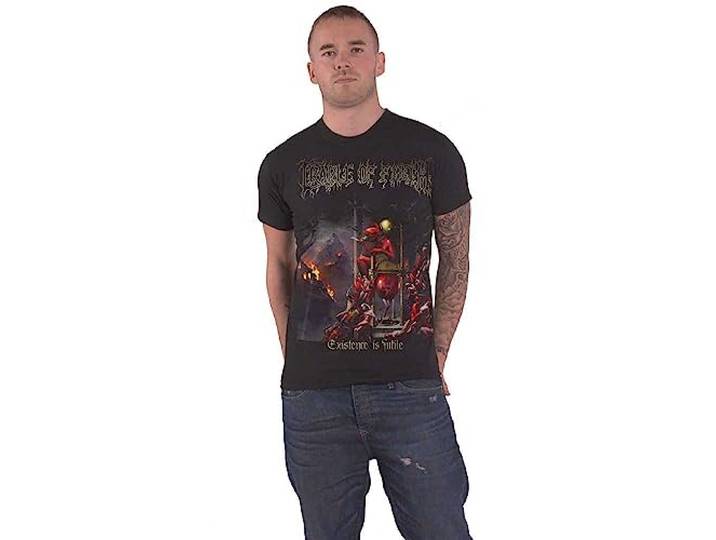 Cradle Of Filth T Shirt Existence is Futile Band Logo nieuw Officieel Mannen M