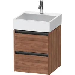 Duravit Ketho.2 Waschtischunterbau wandhängend Nussbaum Matt 484x460x549 mm - K25274079790000 K25274079790000
