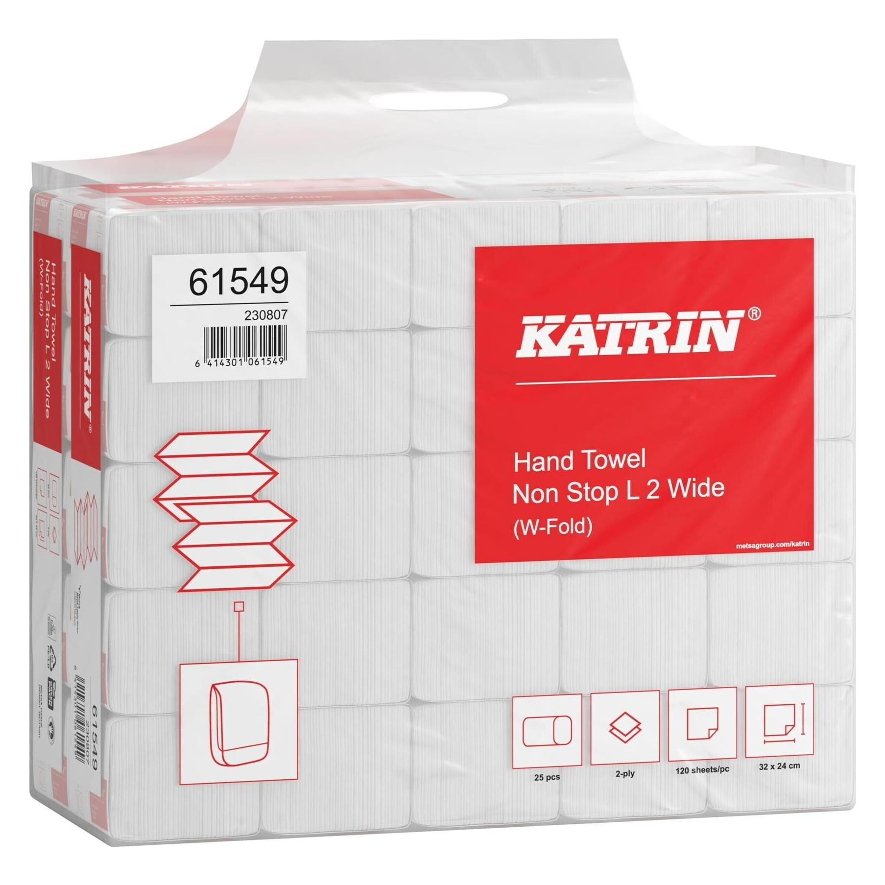 Katrin Handtücher W-Fold Interfold Classic Non Stop L 2 (61549)