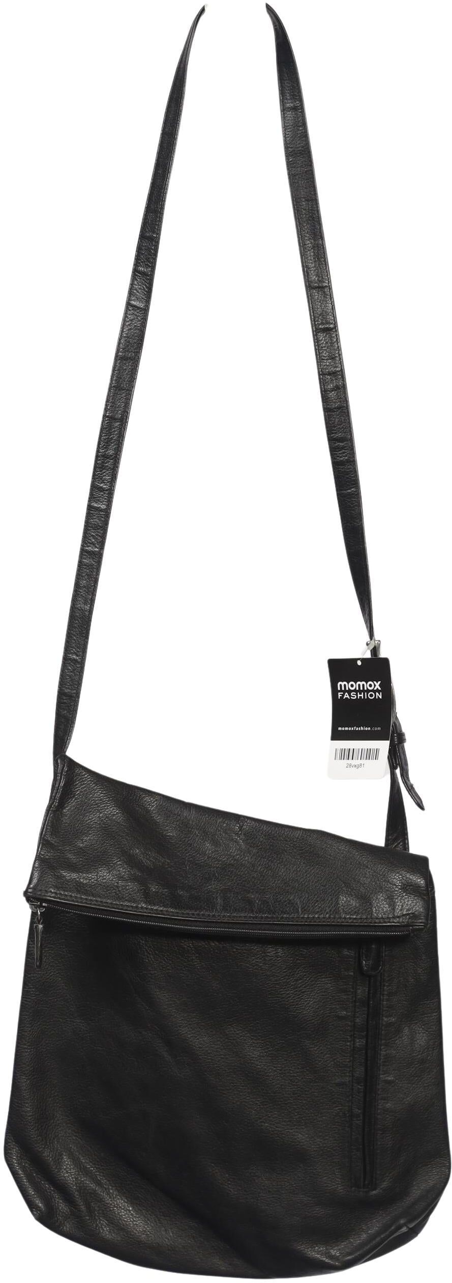 Simply Be Damen Handtasche gross Leder, Schwarz, kein / Etikett / Leder - Second Hand