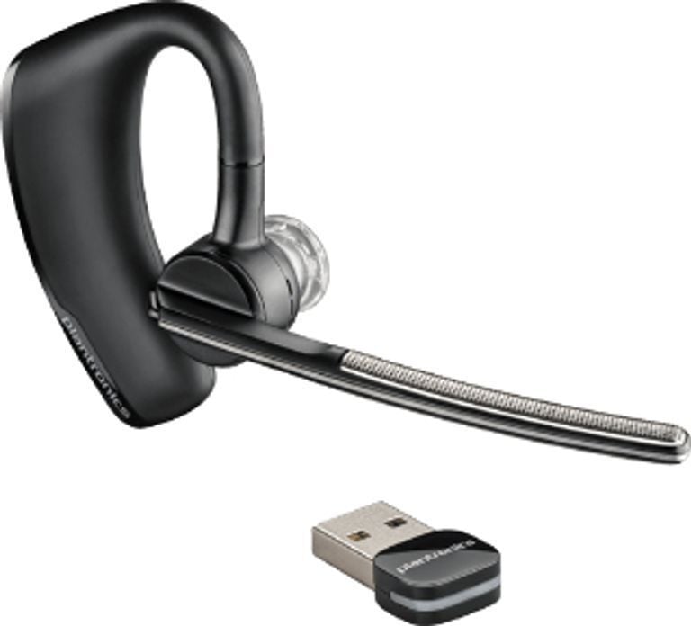 HP Poly Voyager Legend headset zwart met USB-oplaadkabel en oplaadstation