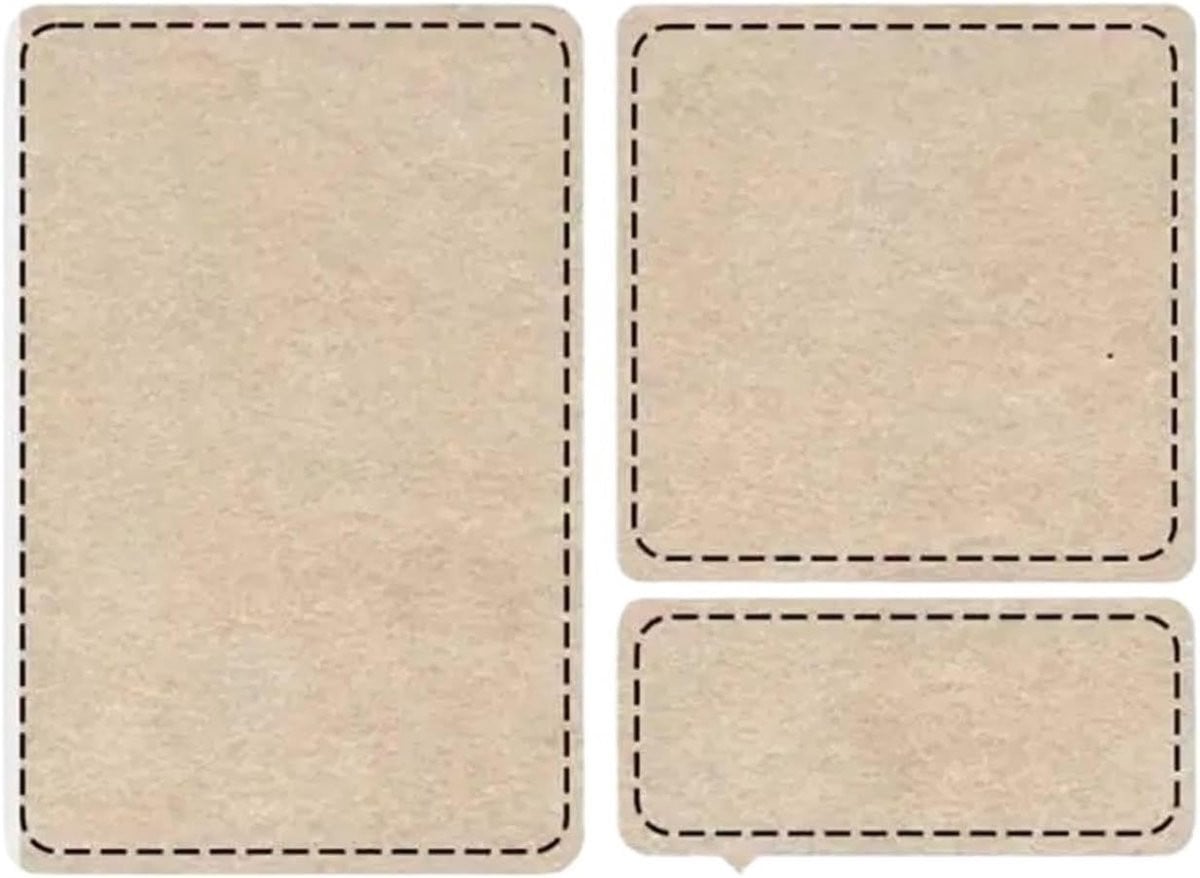 Vilt Fotowand Berichtbord Set Donkerblauw 40 x 60 cm