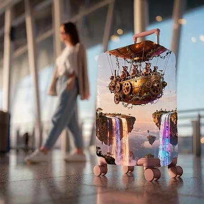 dehnbare Schutzhülle für Reisekoffer, wasserdicht, zum Schutz vor Staub und Kratzern